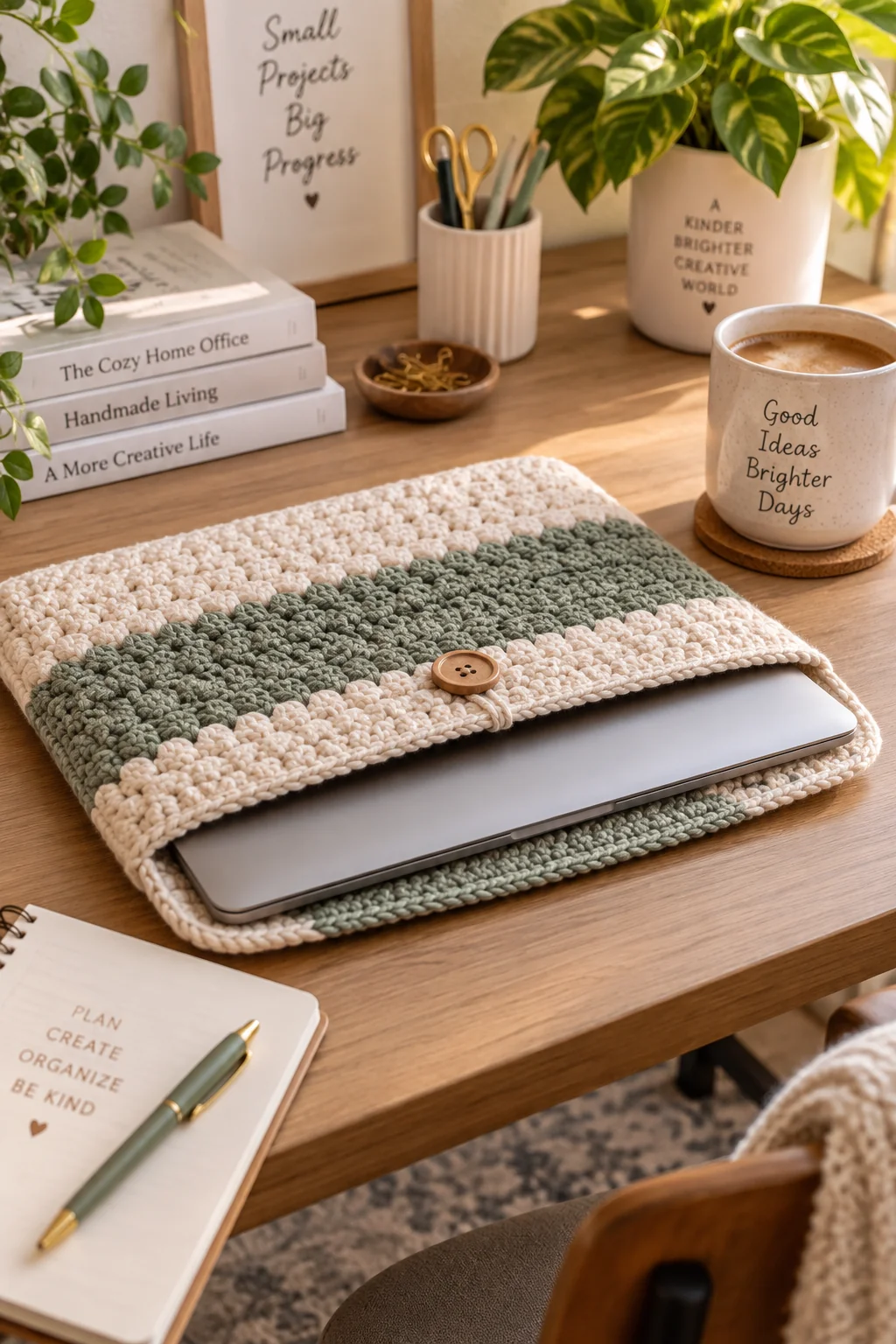 5 Crochet Desk Accessories to Organize Your Workspace