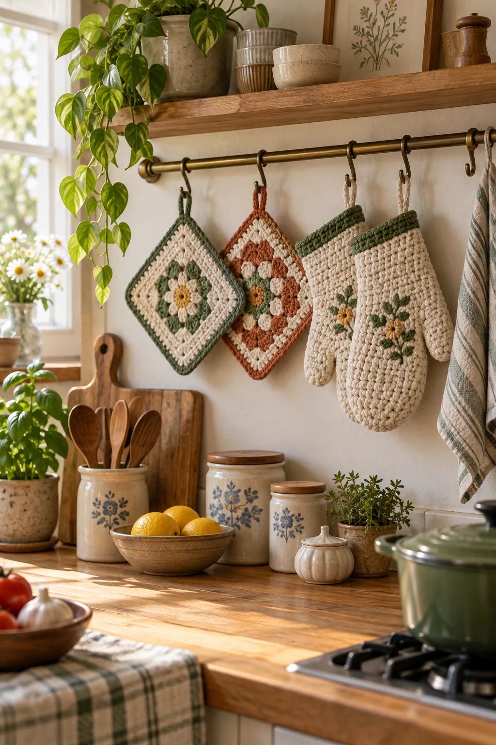5 Crochet Kitchen Ideas to Make Your Space More Charming