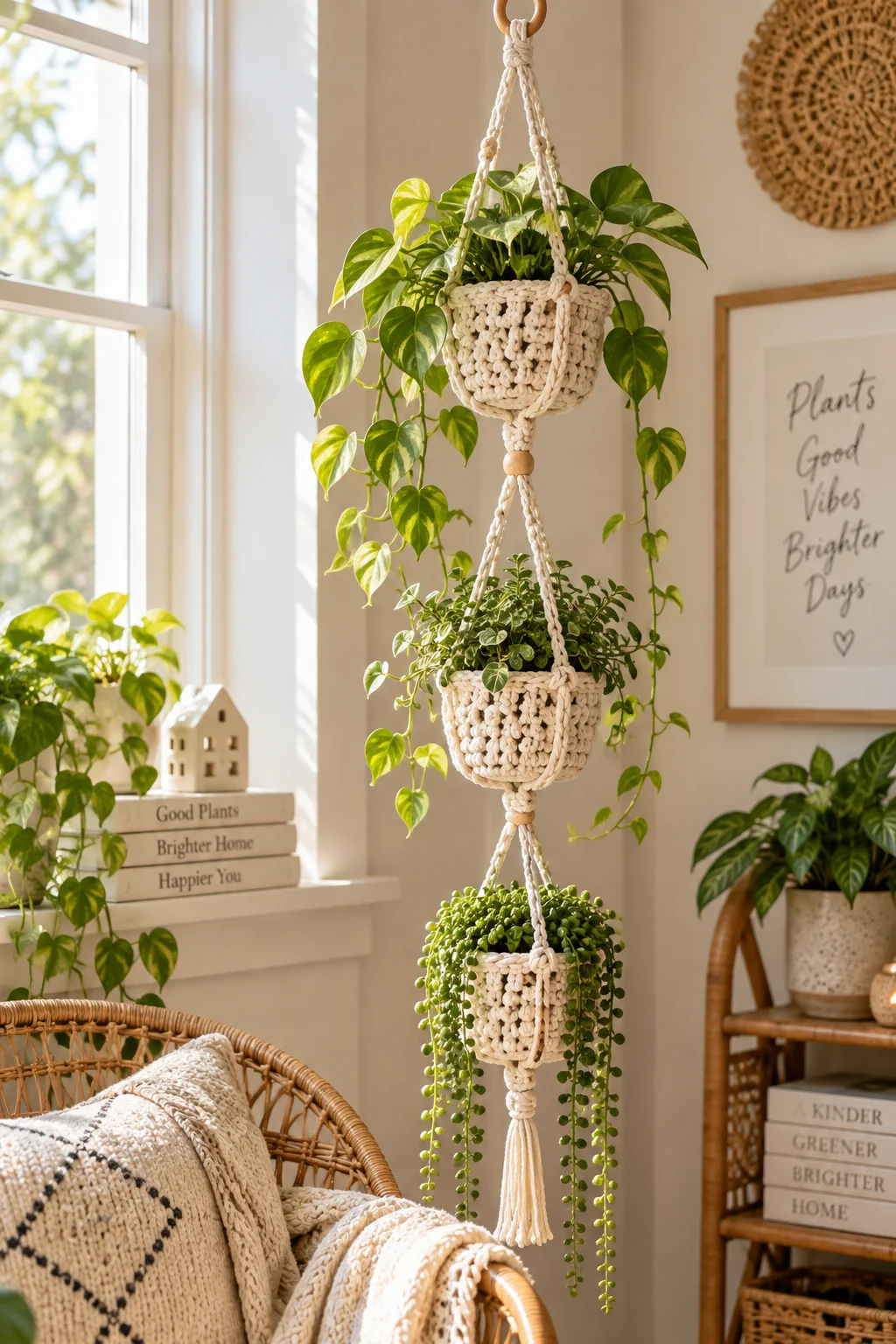 5 Crochet Plant Holder Ideas for Indoor Plants